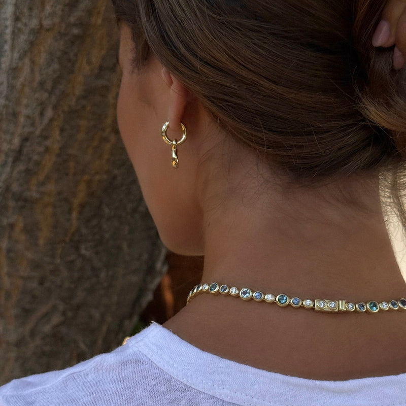 Marine Bubble Necklace by Logan Hollowell Jewelry