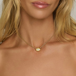 Enigma Eye Diamond Necklace by Logan Hollowell Jewelry