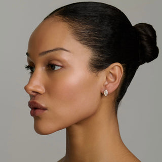 Pavé Marquise Diamond Stuggies by Logan Hollowell Jewelry