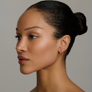 Solid Medium Goddess Hoops by Logan Hollowell Jewelry