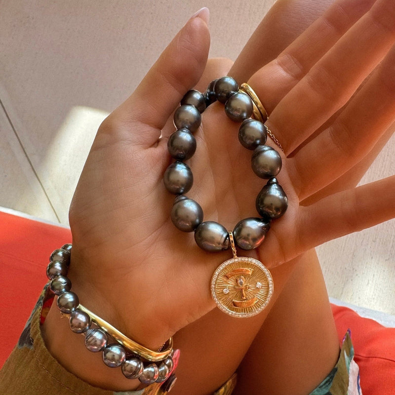 Eclipse Tahitian Pearl Bracelet by Logan Hollowell Jewelry