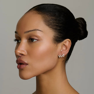 Diamond Ear Climbers by Logan Hollowell Jewelry