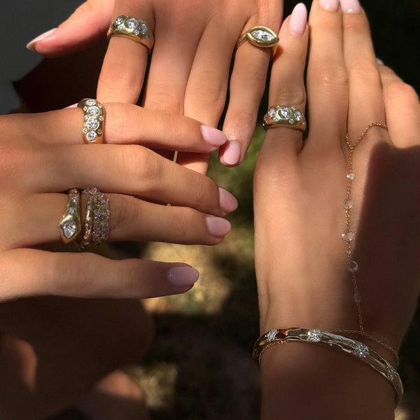 Sevenfold Cuff Bracelet by Logan Hollowell Jewelry