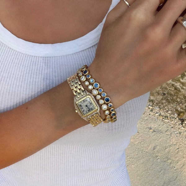 Diamond Bubble Bracelet by Logan Hollowell Jewelry