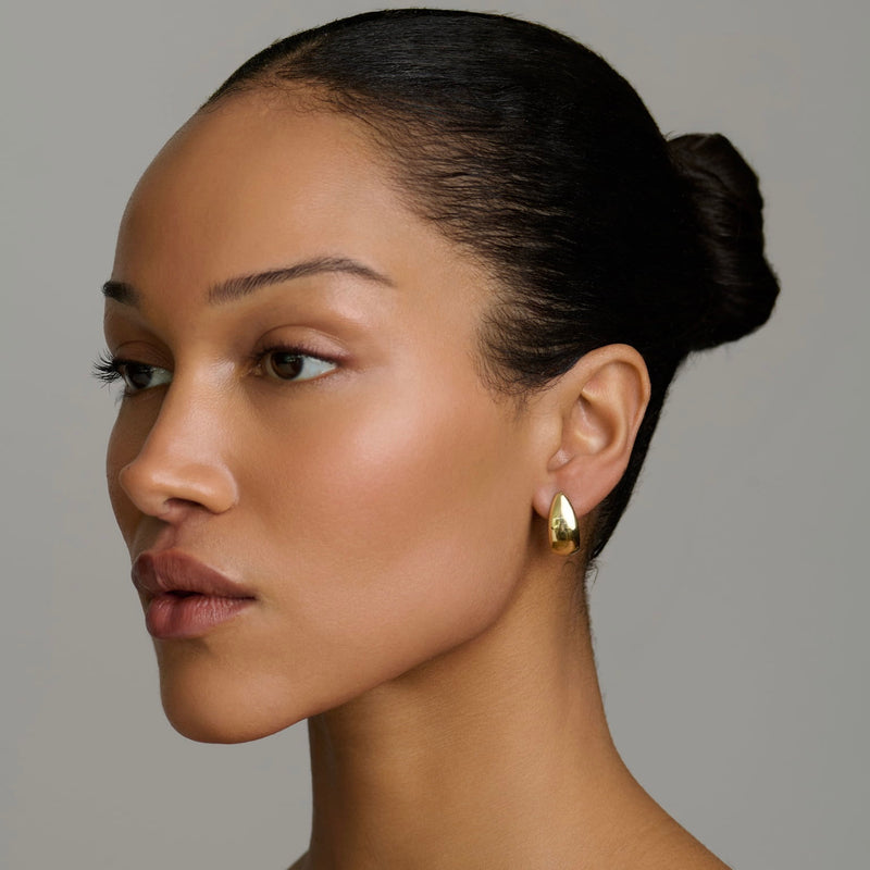 14K Large Tusk Earrings by Logan Hollowell Jewelry