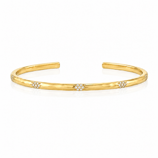Sevenfold Diamond Bracelet Yellow Gold by Logan Hollowell Jewelry