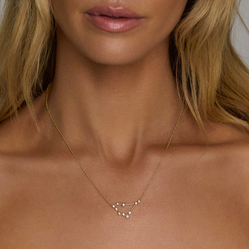 Capricorn Constellation Necklace by Logan Hollowell Jewelry