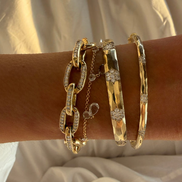 Atlantis Diamond Chain Bracelet by Logan Hollowell Jewelry