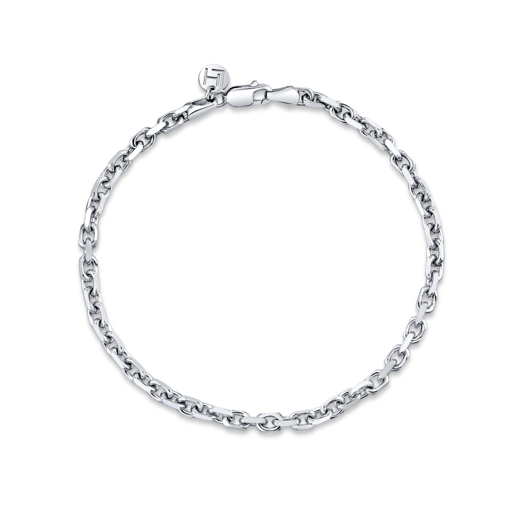 Men's Oval Light Link Chain Bracelet – Logan Hollowell