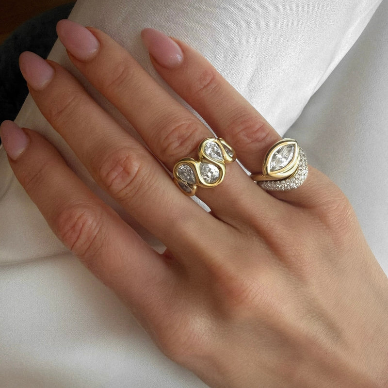 Enigma Eye Diamond Ring
