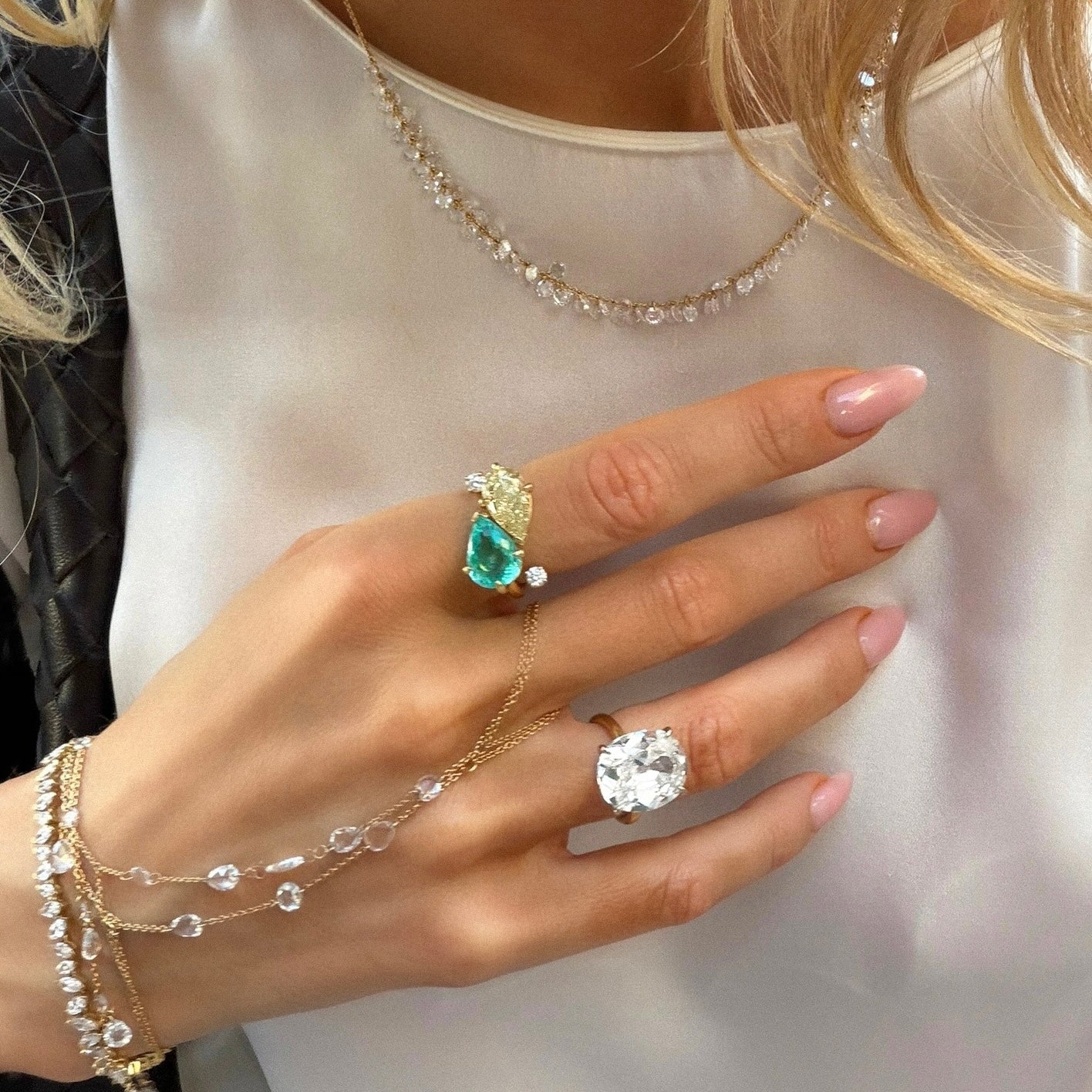 Butter Yellow Diamond Nexus Ring by Logan Hollowell Jewelry