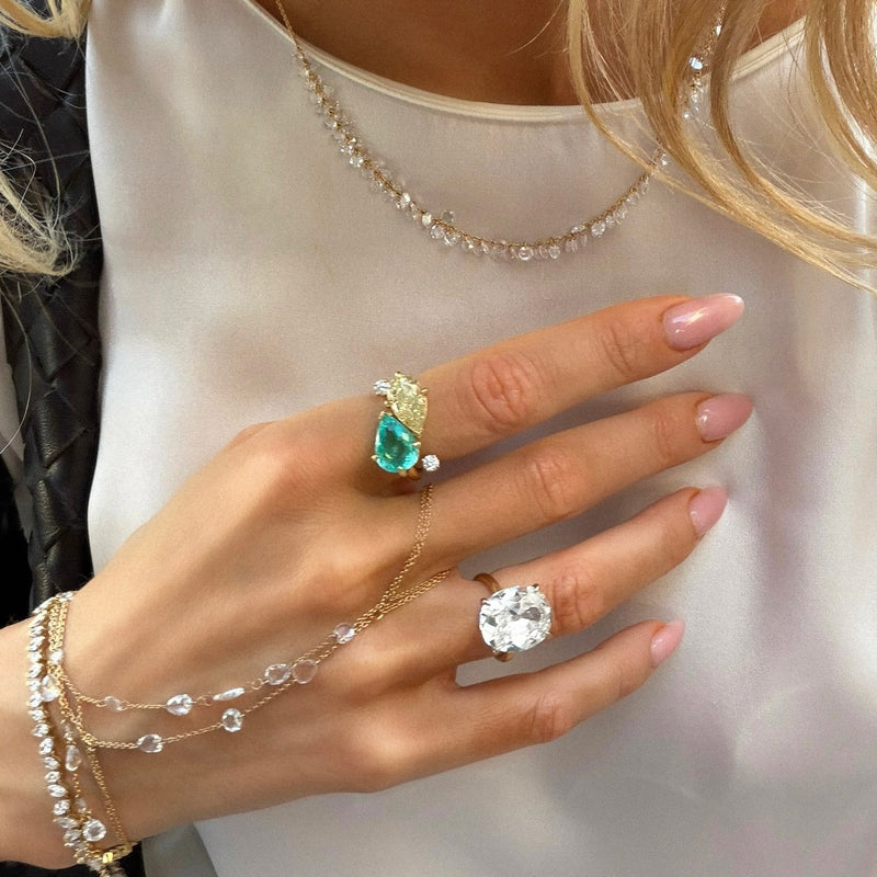 Butter Yellow Diamond Nexus Ring by Logan Hollowell Jewelry