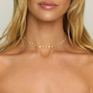 Eau de Rose Cut Calliope Choker by Logan Hollowell Jewelry