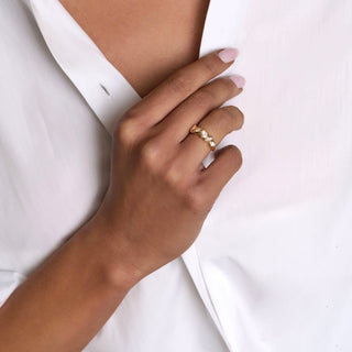 Harmony River Diamond Ring by Logan Hollowell Jewelry
