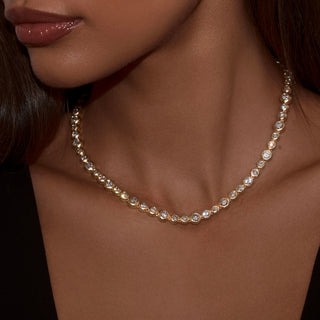 Diamond Bubble Necklace by Logan Hollowell Jewelry