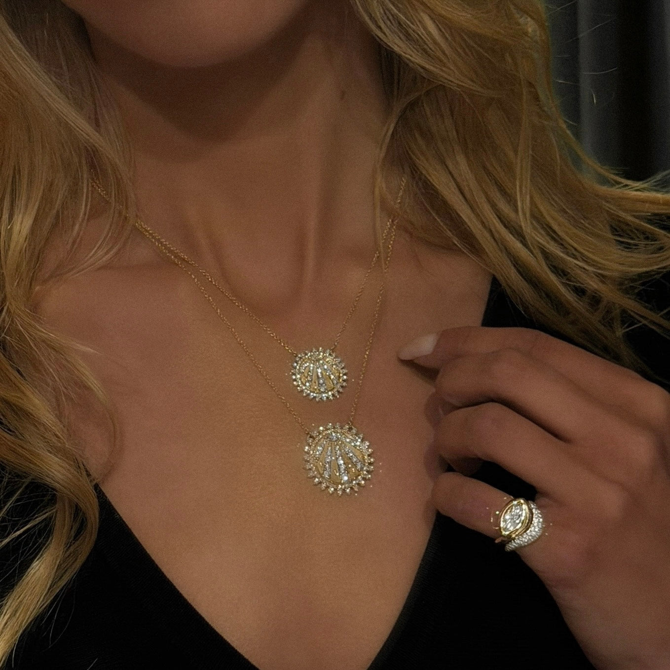 "You Are My Sunshine" Diamond Necklace