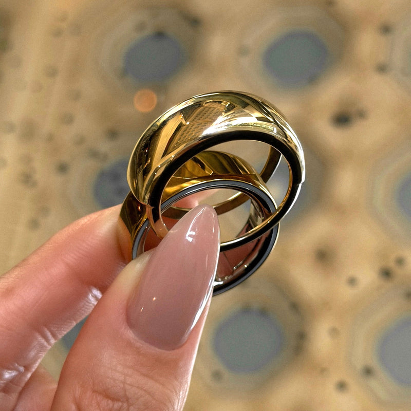 The Solid Gold Aura Sleeve by Logan Hollowell Jewelry