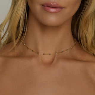 Mooncut Choker by Logan Hollowell Jewelry