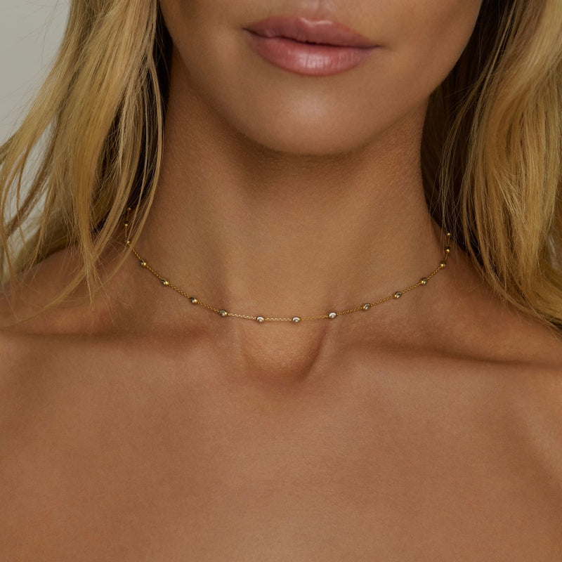 Mooncut Choker by Logan Hollowell Jewelry