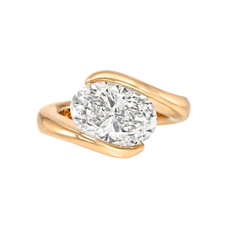 The Ascension Setting Rose Gold by Logan Hollowell Jewelry