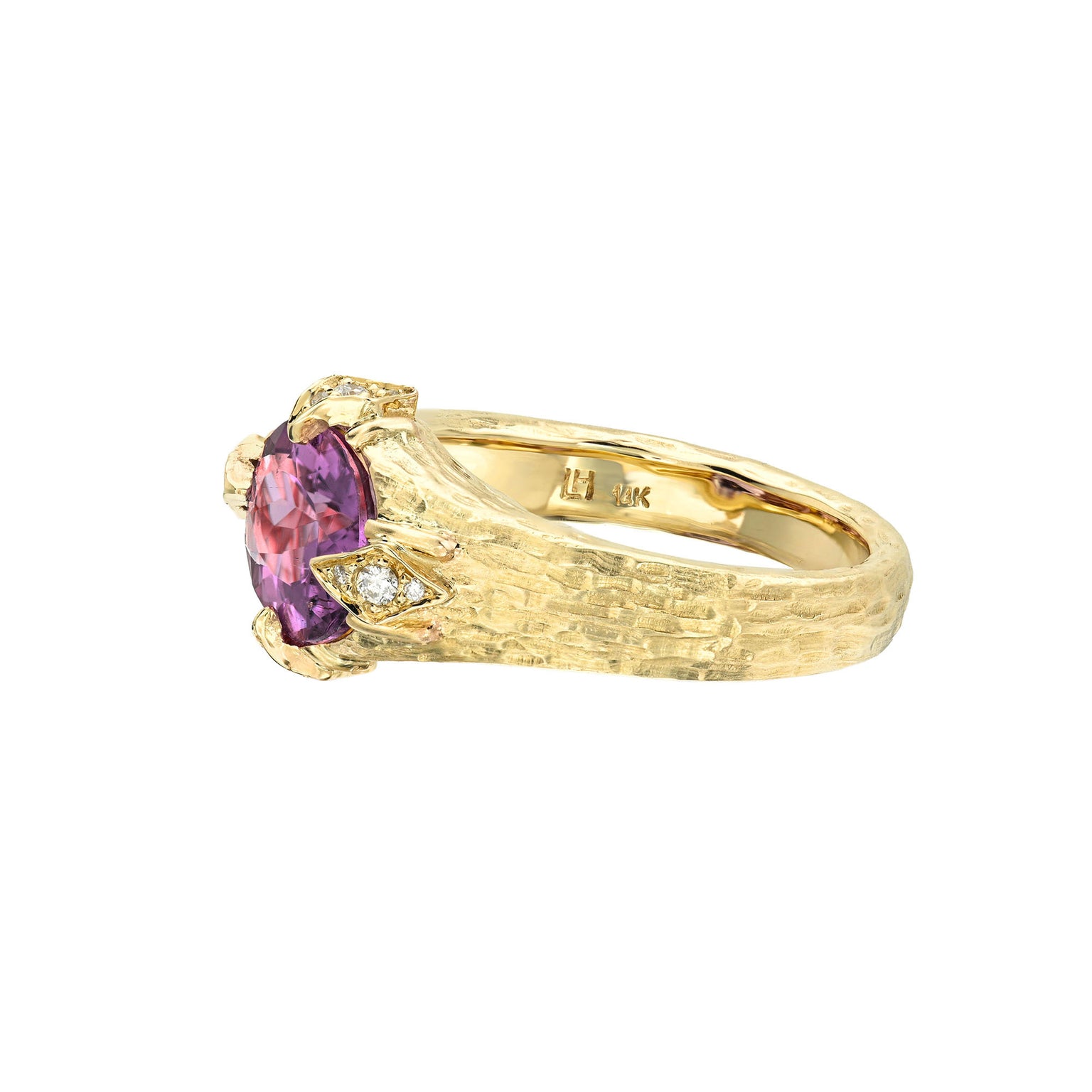 Queen 2.0 Rubellite Ring by Logan Hollowell Jewelry