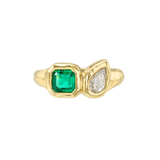 Petite Lovers Duet Ring