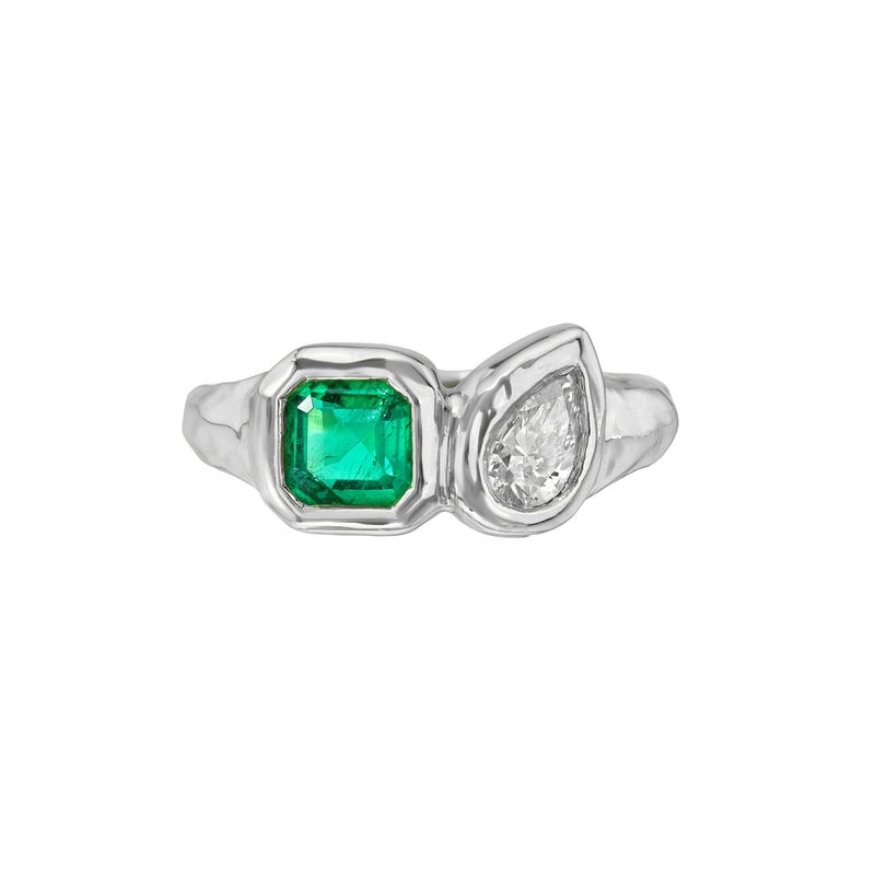 Petite Lovers Duet Ring