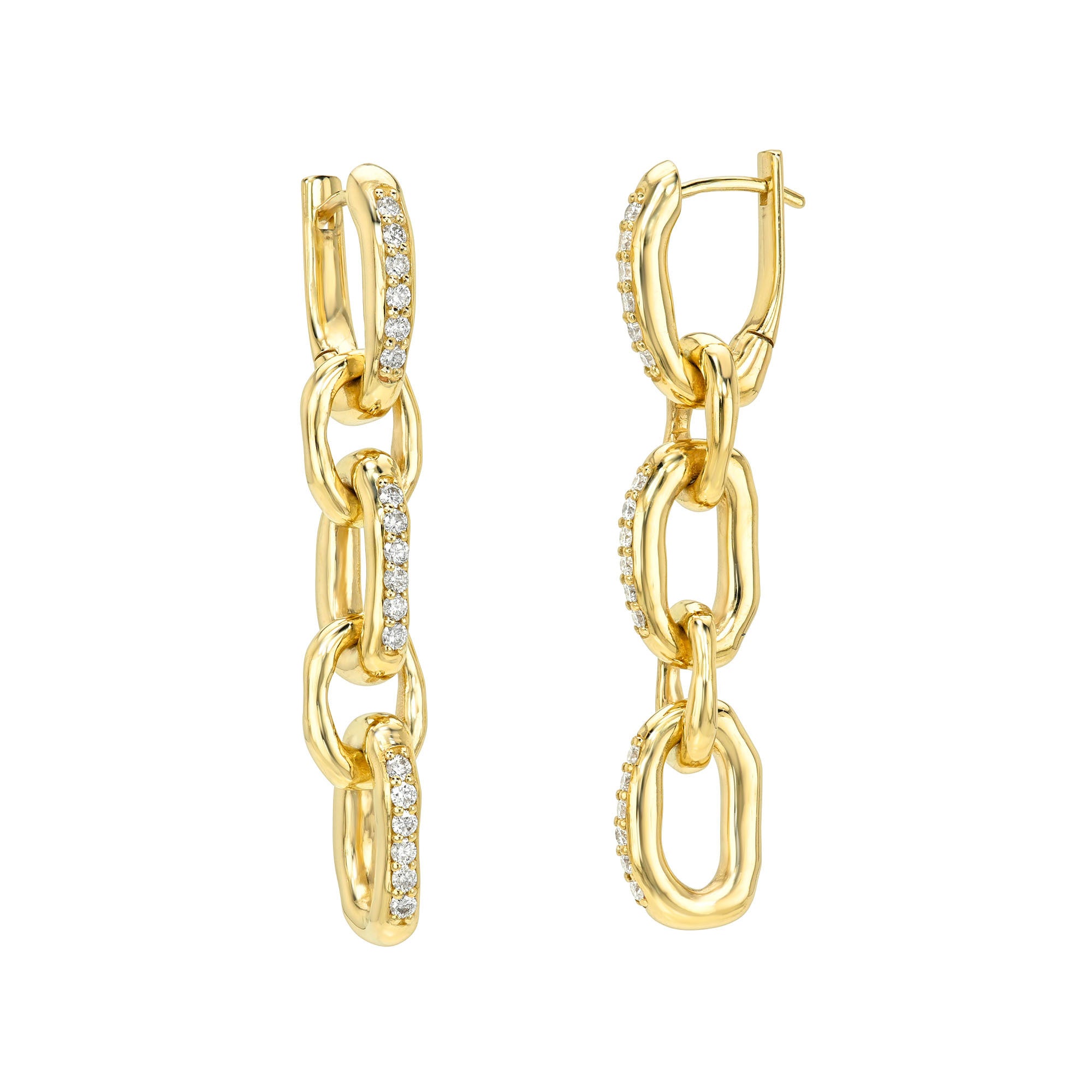Atlantis Link Diamond Earrings