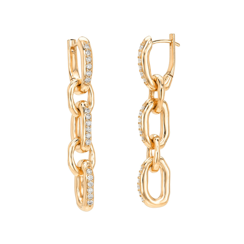 Atlantis Link Diamond Earrings