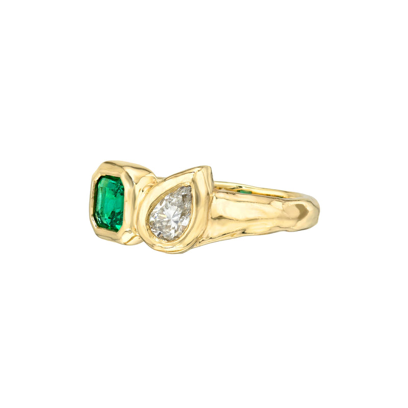 Petite Lovers Duet Ring