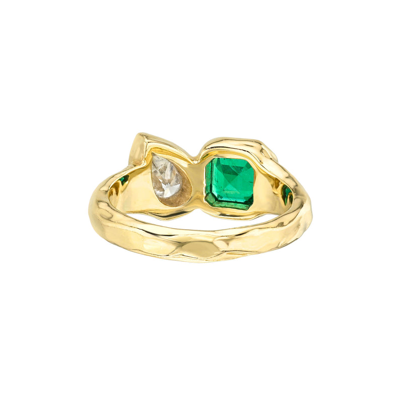 Petite Lovers Duet Ring