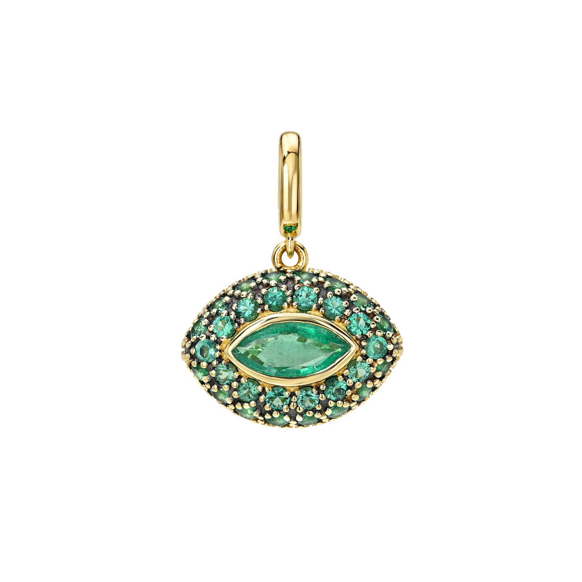 Emerald Pop Rocks Pendant