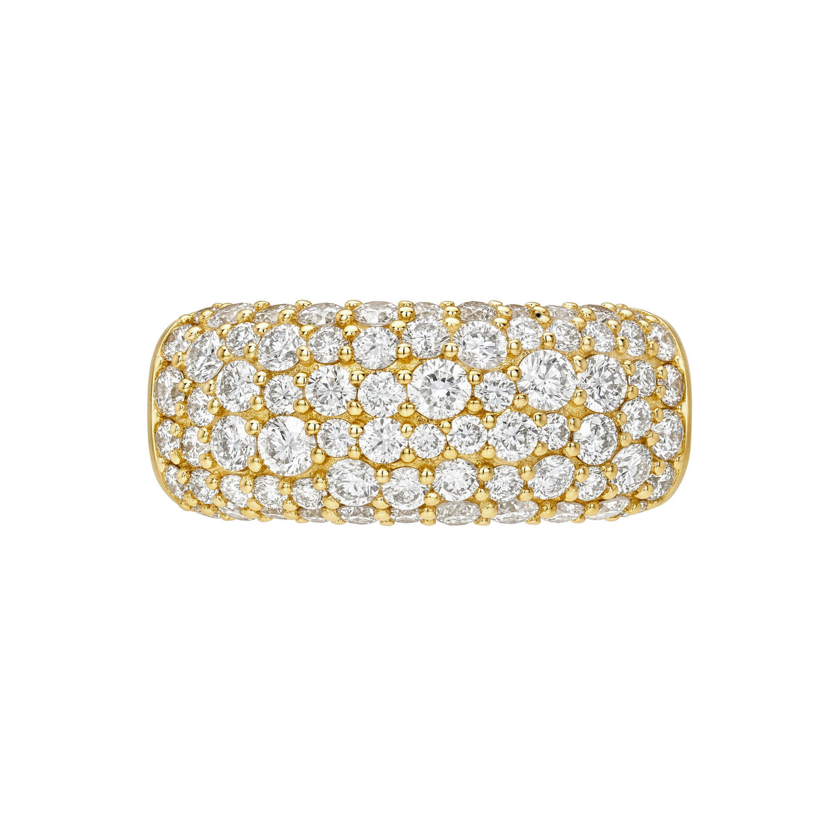 The Pavé Diamond Aura Sleeve: Gen 4 & Gen 5 Gen 5 - Lab-Created Yellow Gold 4 by Logan Hollowell Jewelry