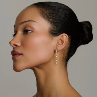 Ascension Diamond Drop Earrings by Logan Hollowell Jewelry