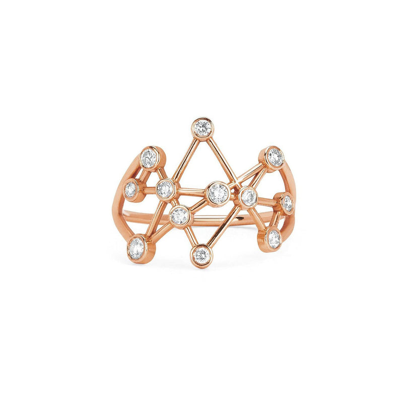 Baby Midas Star Ring | Ready to Ship Rose Gold 5.5 by Logan Hollowell Jewelry