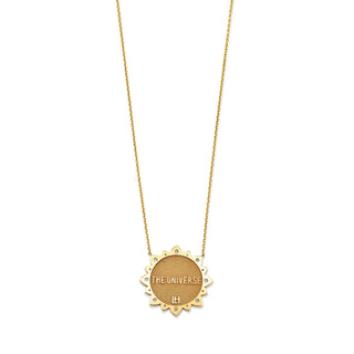 Classic Trust the Universe Sunshine Necklace with Diamonds | Ready to Ship    by Logan Hollowell Jewelry