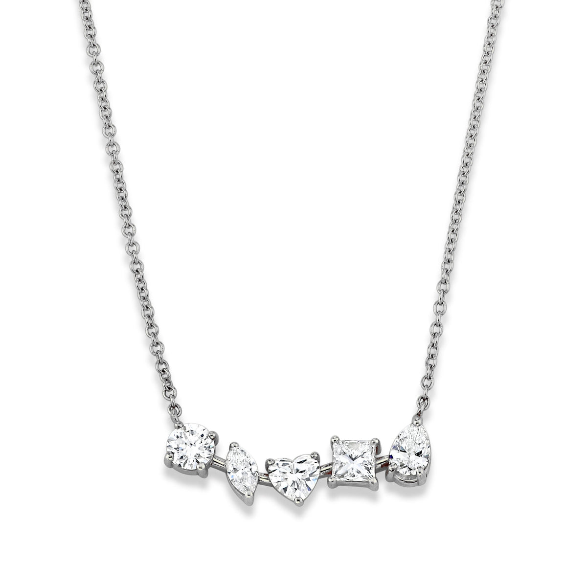 Harmony Diamond Necklace by Logan Hollowell Jewelry