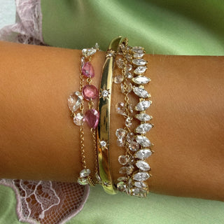 Eau de Rose Cut Gaia Bracelet