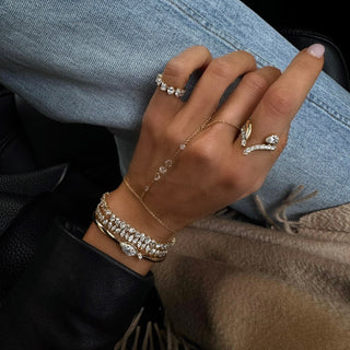 Fortuna Diamond Flex Ring by Logan Hollowell Jewelry