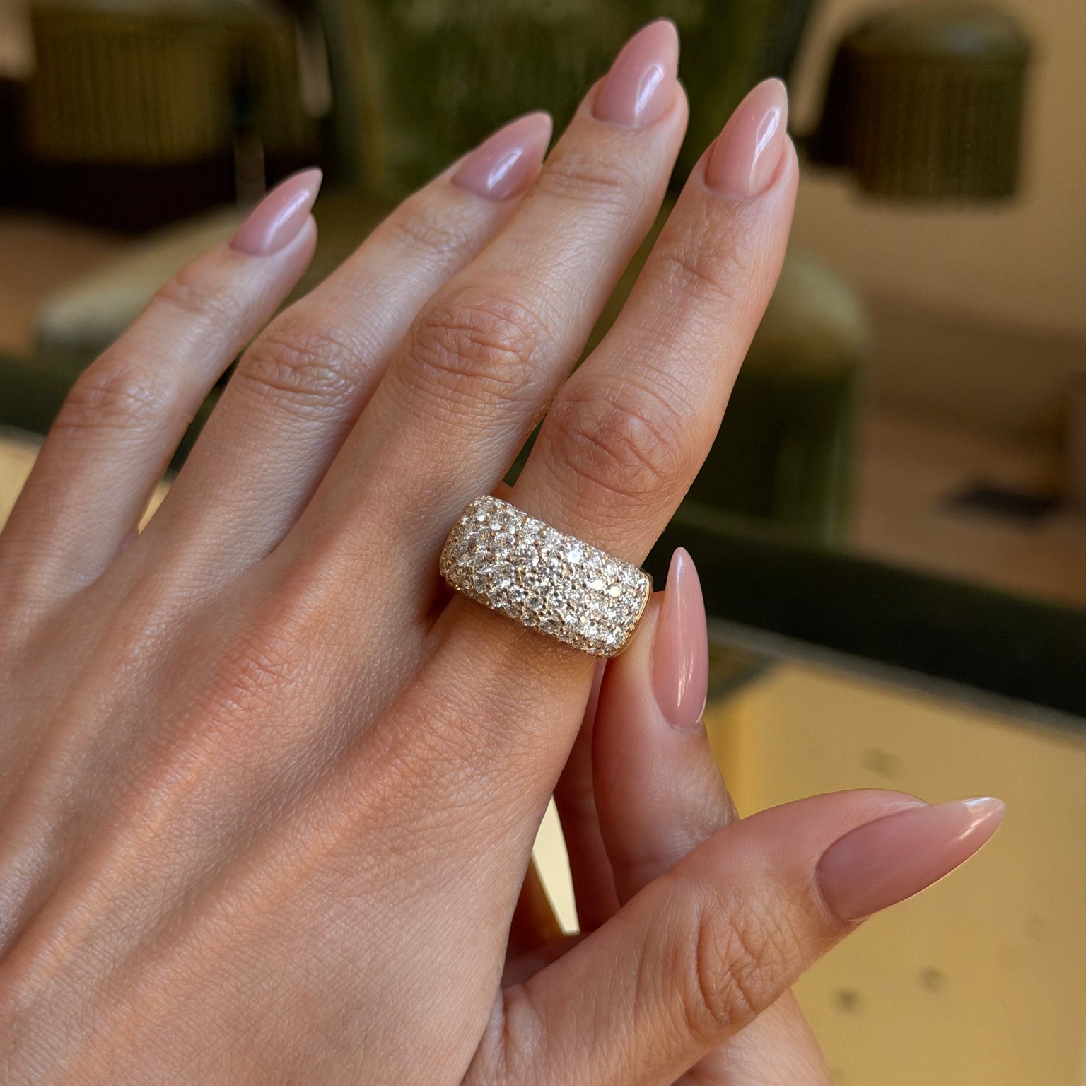 The Pavé Diamond Aura Sleeve (Showroom Sample) by Logan Hollowell Jewelry