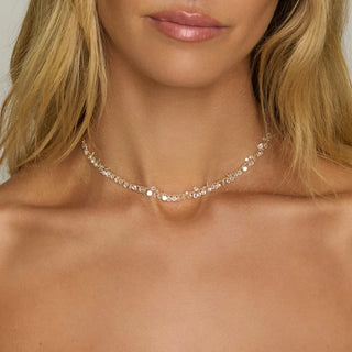 Eau de Rose Cut Diamond Necklace by Logan Hollowell Jewelry