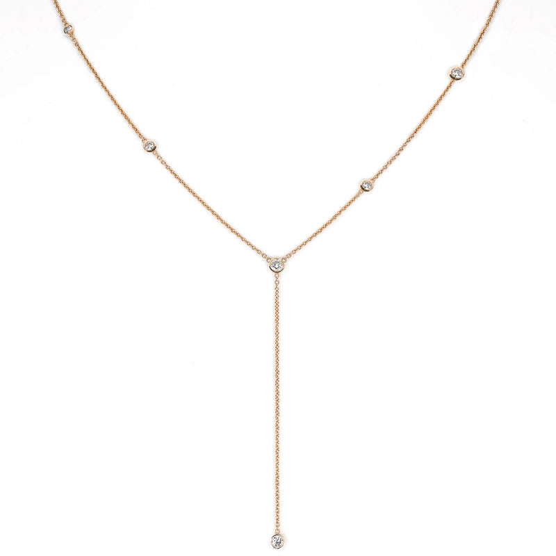 Diamond Star Droplet Lariat | Ready to Ship by Logan Hollowell Jewelry