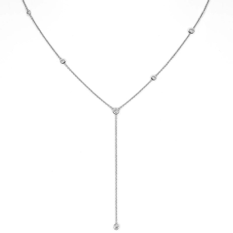 Diamond Star Droplet Lariat | Ready to Ship by Logan Hollowell Jewelry