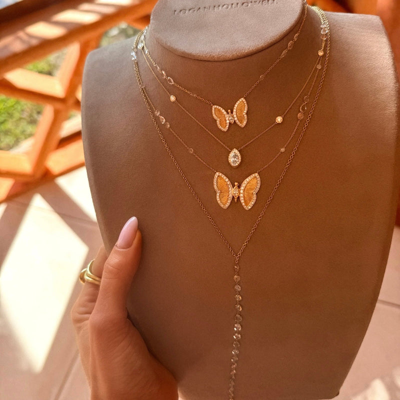 Petite Metamorphosis Necklace by Logan Hollowell Jewelry