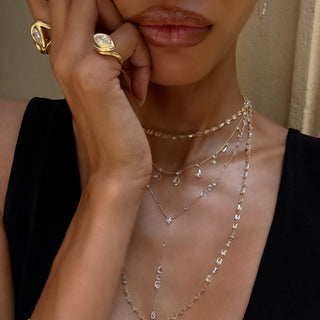 Enigma Angel Eye Marquise Diamond Ring by Logan Hollowell Jewelry