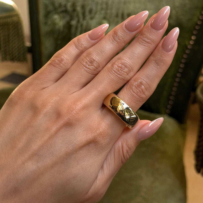 The Solid Gold Aura Sleeve by Logan Hollowell Jewelry
