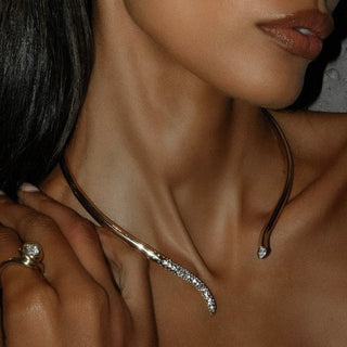 Tusk Collar Necklace by Logan Hollowell Jewelry