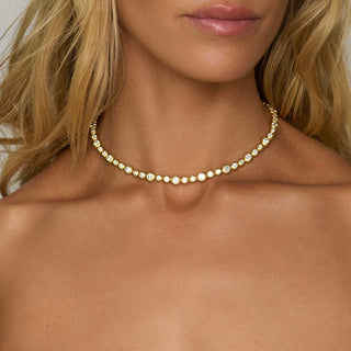 Diamond Bubble Necklace by Logan Hollowell Jewelry