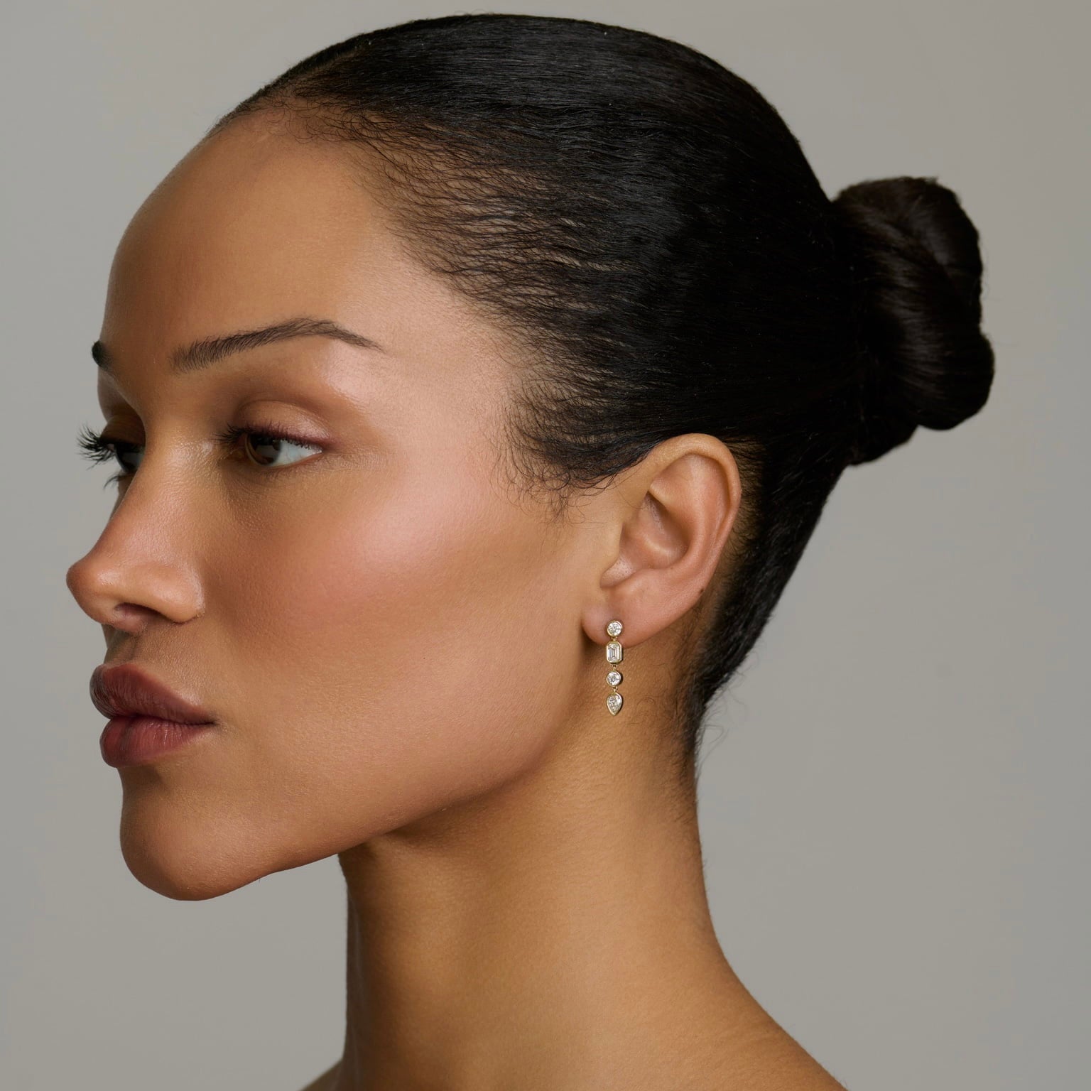 Ascension Diamond Drop Earrings by Logan Hollowell Jewelry