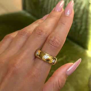 The Star Set Diamond Aura Sleeve by Logan Hollowell Jewelry